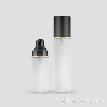 Pompa per lozione cosmetica in plastica e flacone in PET per toner